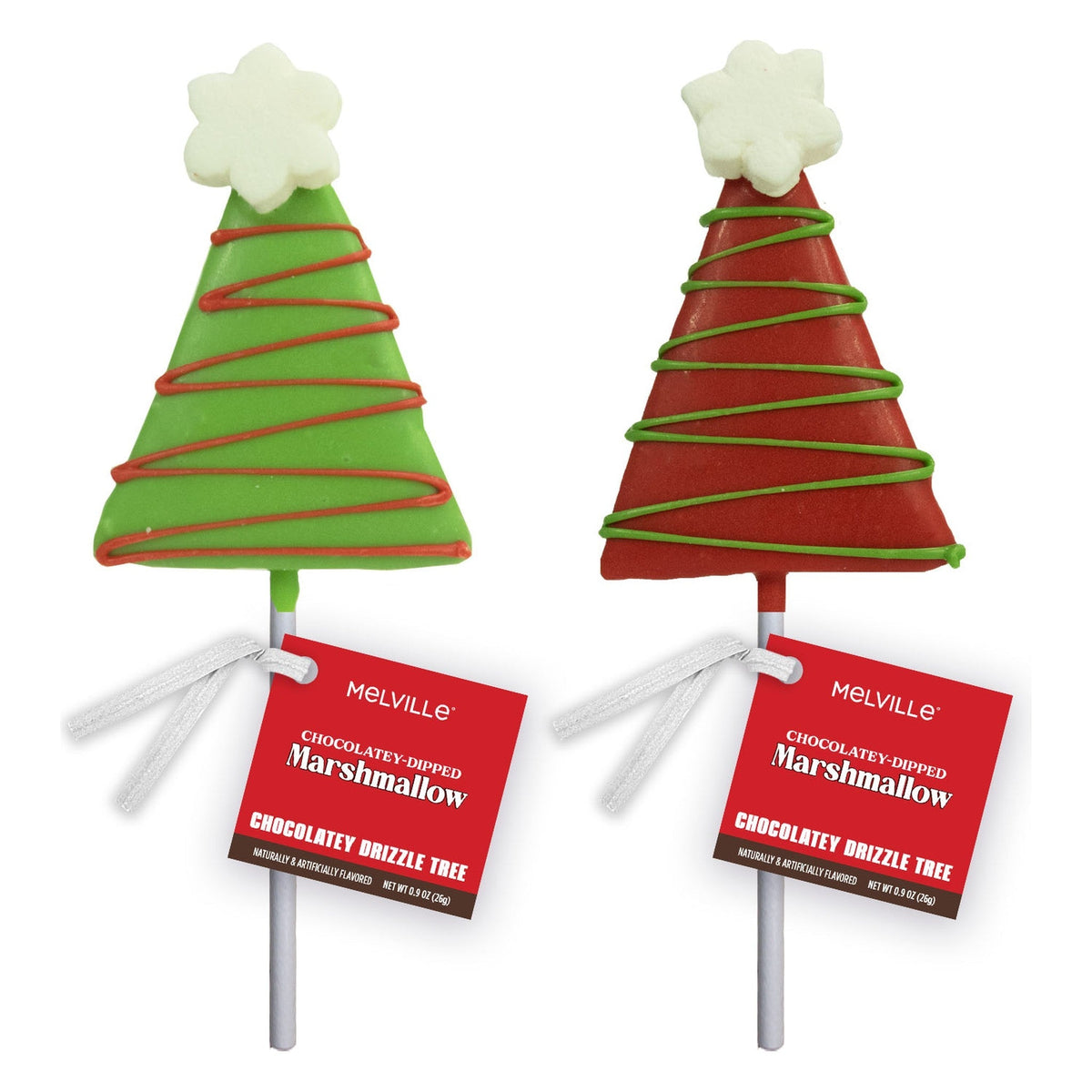 Triangle Tree Marshmallow Pops - Assorted (18ct)