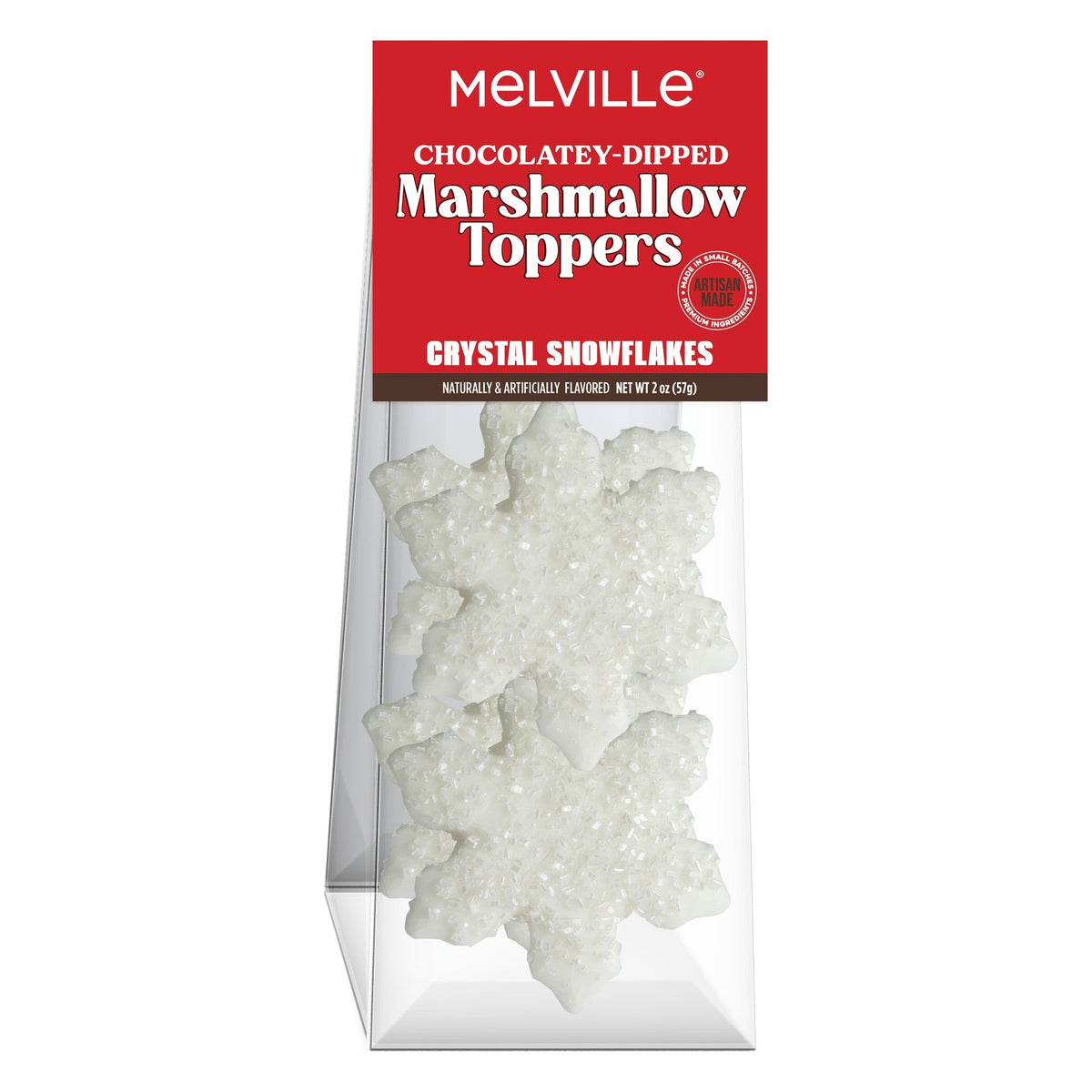 Crystal Snowflake Marshmallow Toppers