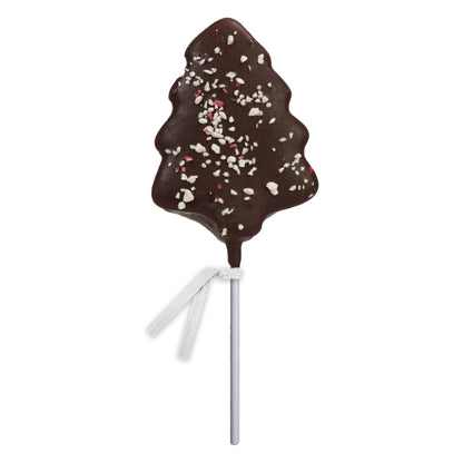 Peppermint & Dark Chocolatey-Dipped Marshmallow Tree Pops (18ct)
