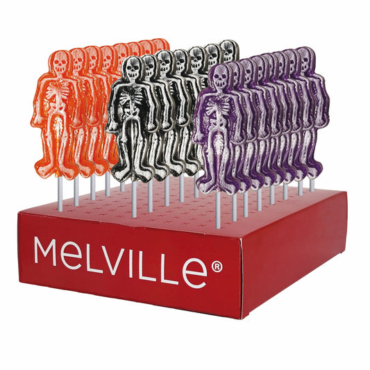 Frosted Skeleton Lollipops - Assorted