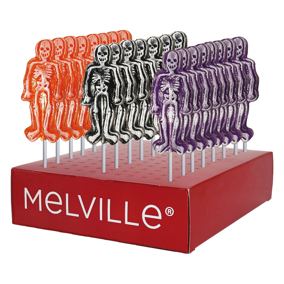 Frosted Skeleton Lollipops - Assorted