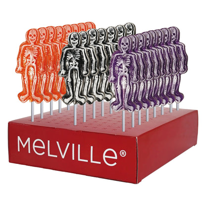 Frosted Skeleton Lollipops - Assorted