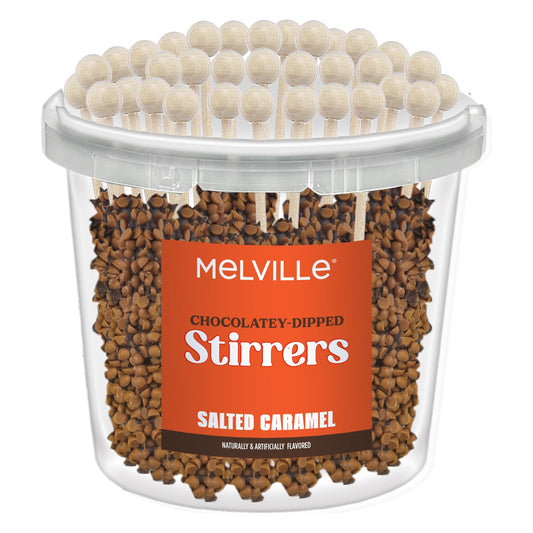 Salted Caramel Dark Chocolatey Stirrers