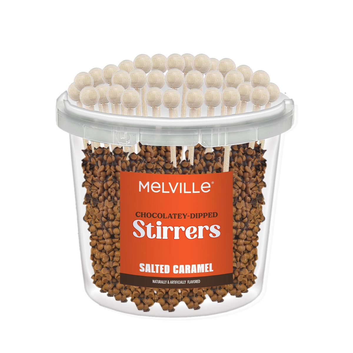 Salted Caramel Dark Chocolatey Stirrers
