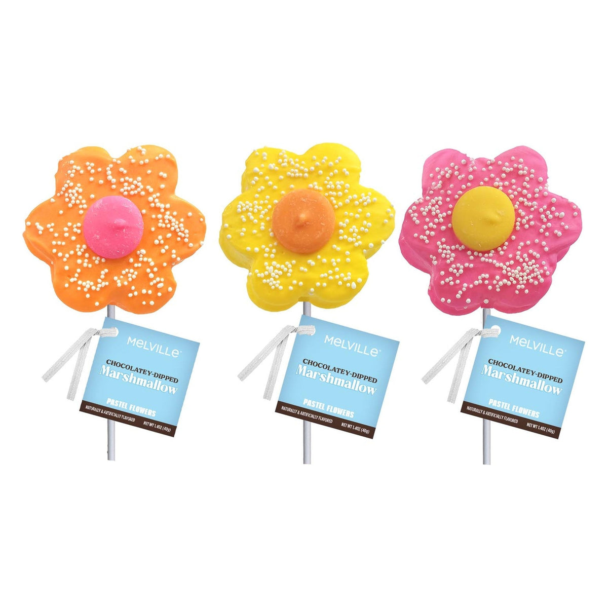 Flower Marshmallow Pops - Assorted