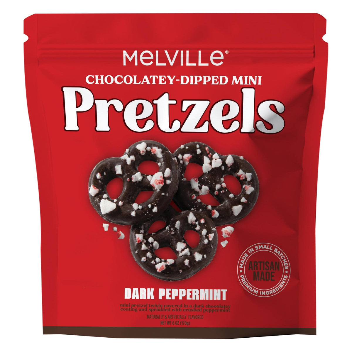 Peppermint Mini Pretzels (12ct)