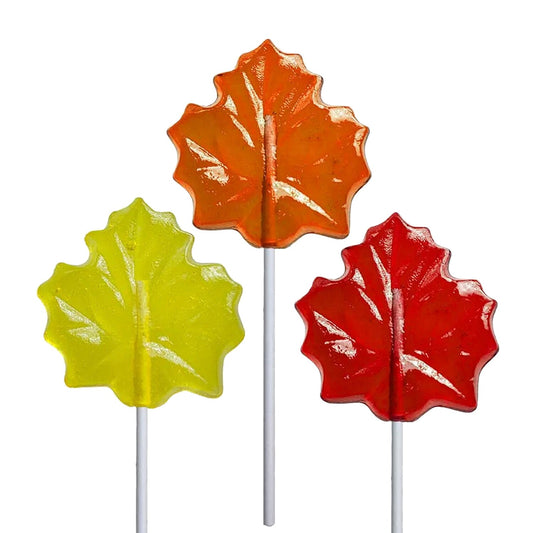 Old Tyme Barley Maple Leaf Asst Lollipops
