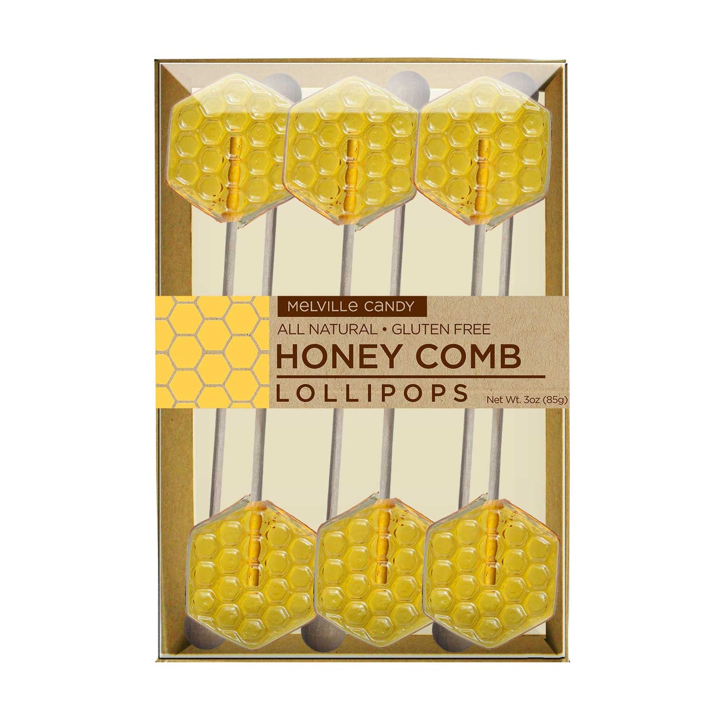 Honeycomb Honey Lollipops