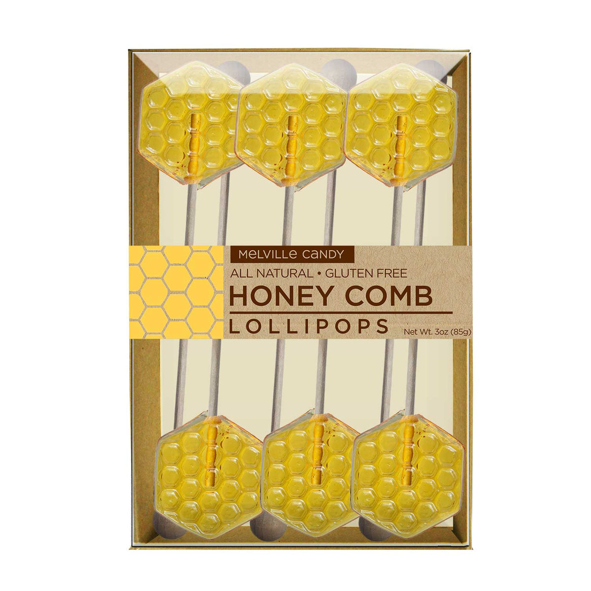 Honeycomb Honey Lollipops