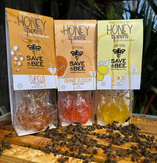 "Save The Bee" Honey Spoons