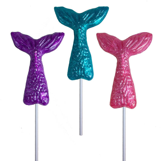 Mermaid Tail Lollipops - Assorted (24ct)