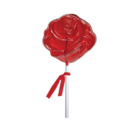 Red Rose Lollipops
