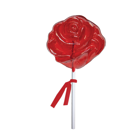 Red Rose Lollipops