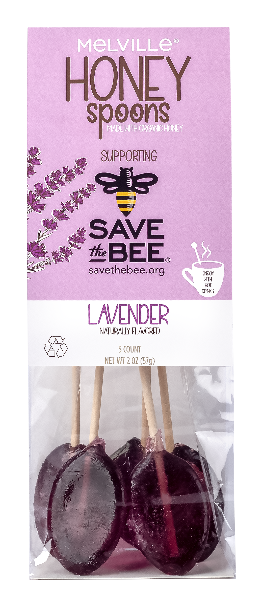 "Save The Bee" Honey Spoons