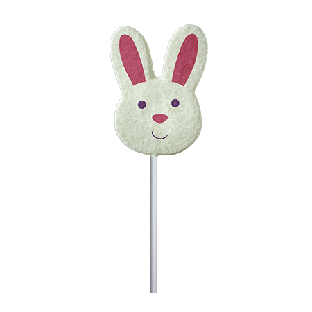 Sanded Bunny Face Lollipops (24ct)