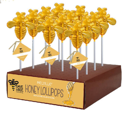"Save The Bee" Honey Lollipops (24ct)