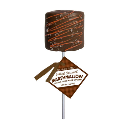 Giant Marshmallow Pops - Caramel Sea Salt (12ct)