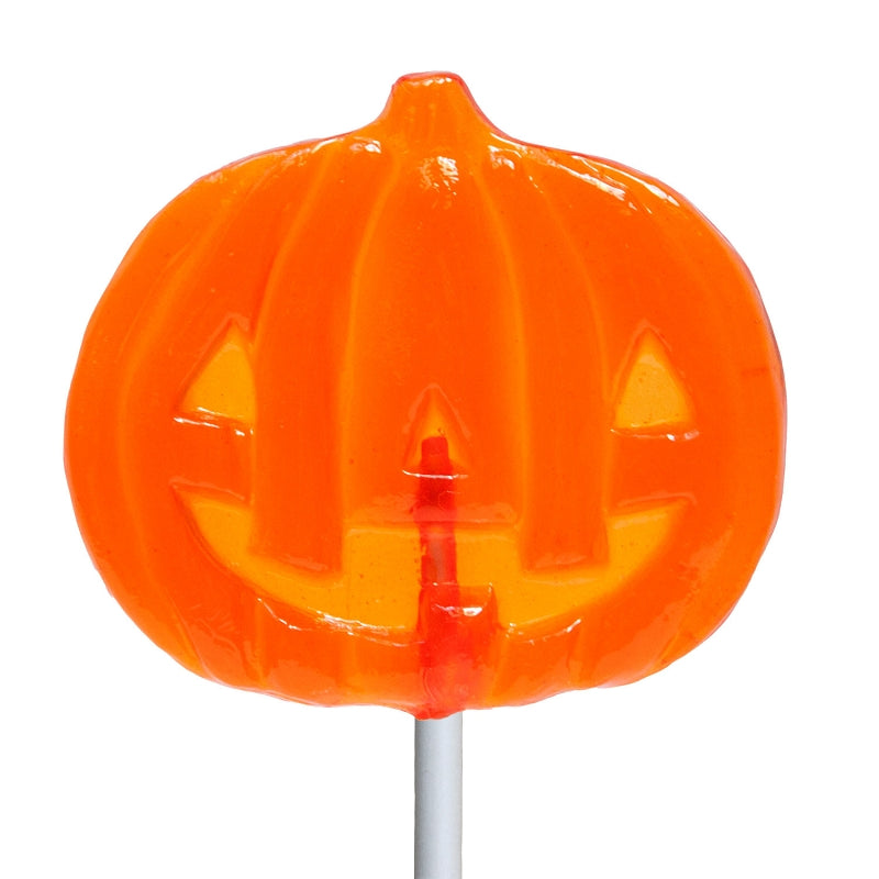 Happy Jack-O-Lantern Lollipops