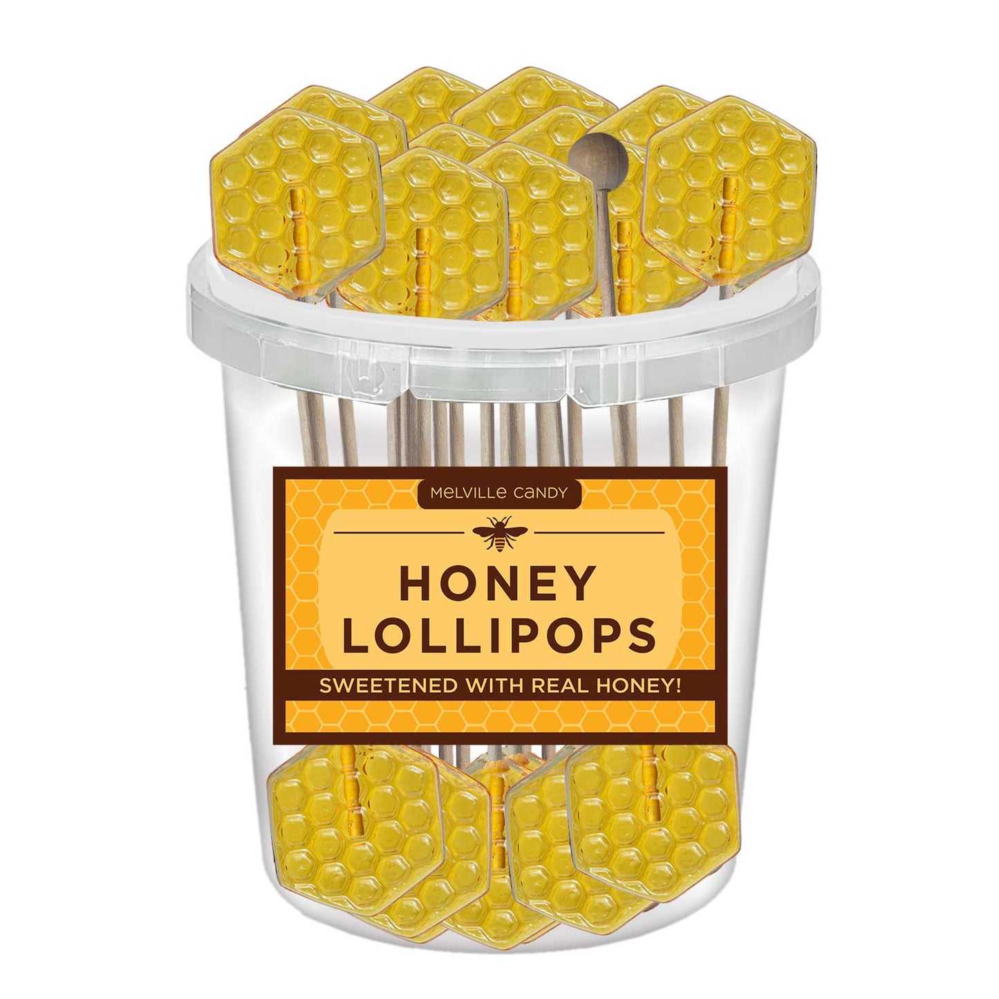 Honeycomb Honey Lollipops