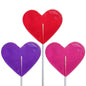 Classic Valentine Heart Lollipops - Assorted