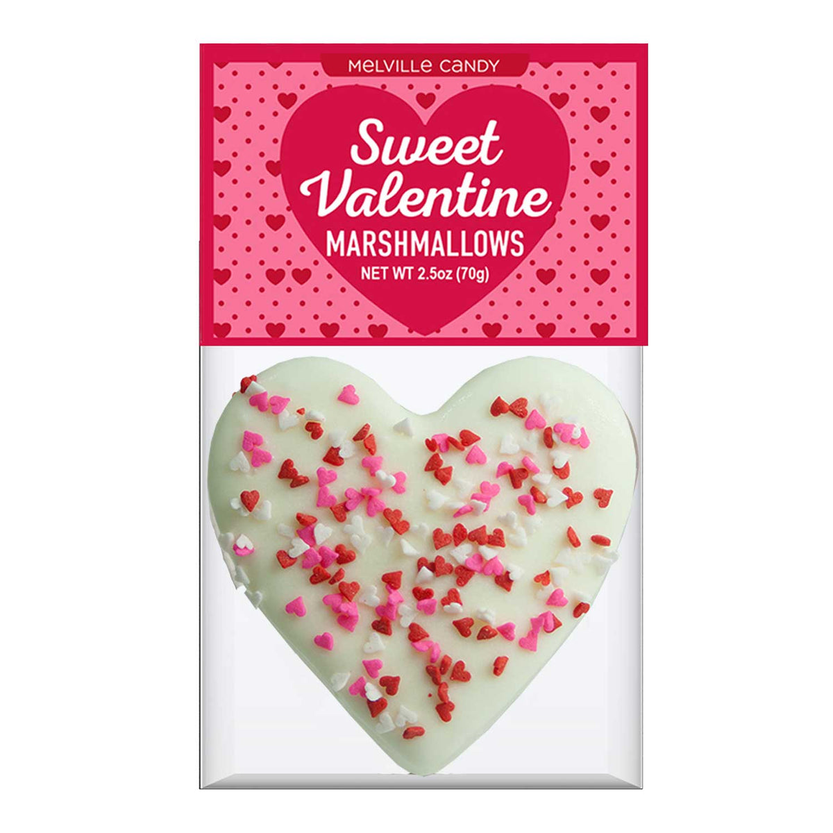Confetti Heart Marshmallow Toppers