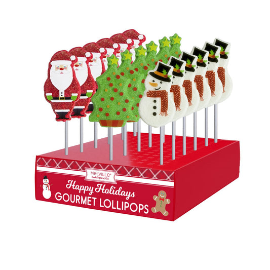 Sweet Holiday Lollipops - Assorted