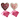Valentine Heart Confetti Marshmallow Pops - White & Milk Chocolate
