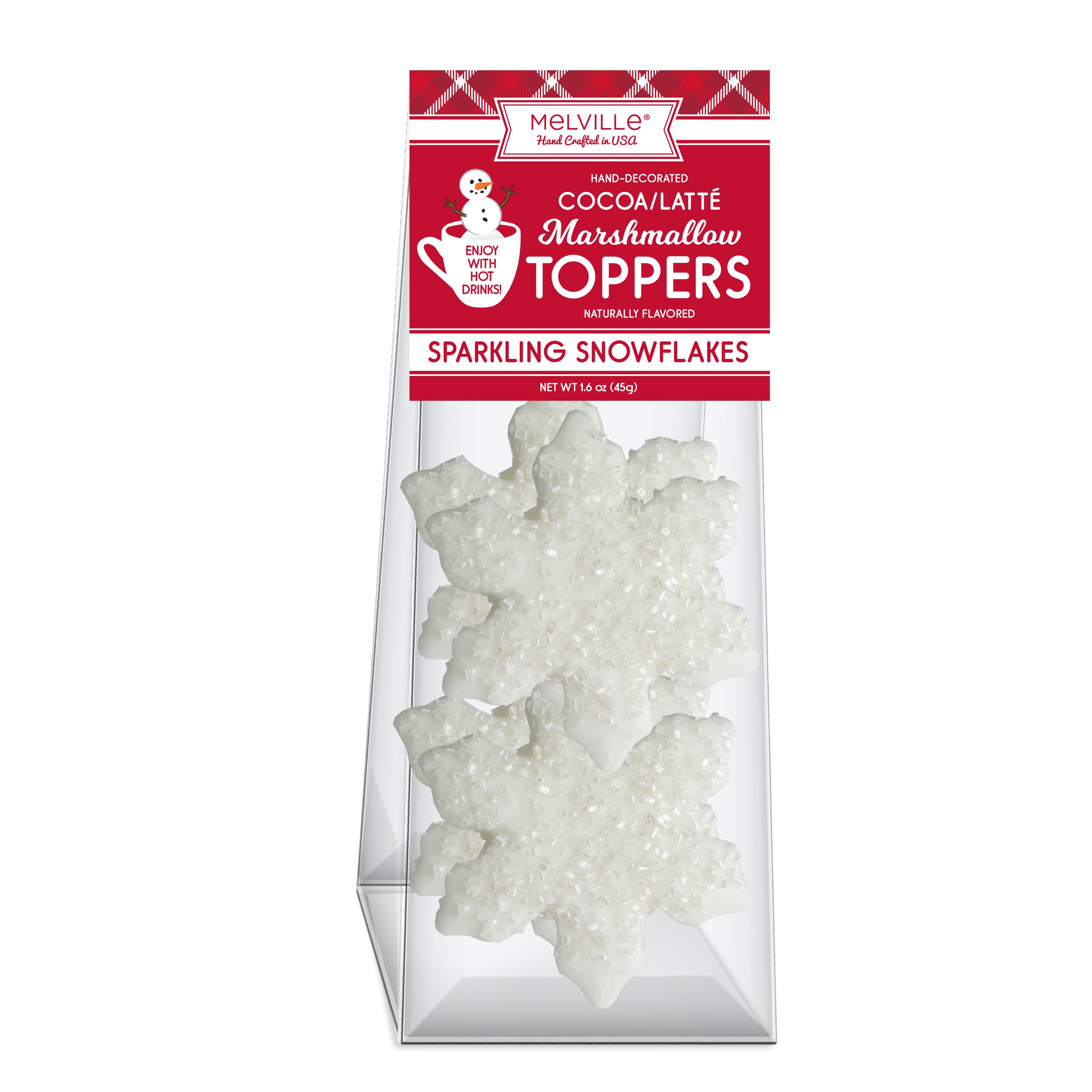 Snowflake Marshmallow Hot Cocoa Toppers 6 Count,1.5 Ounce