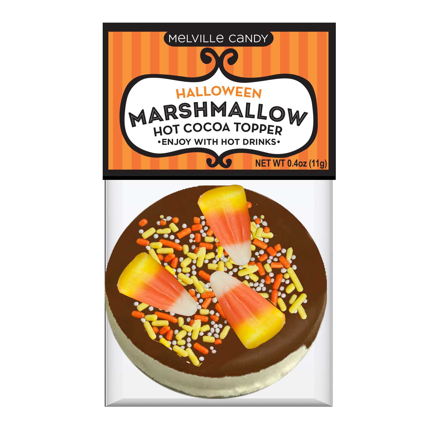 Halloween Milk Chocolate Marshmallow Toppers by Melville Candy Company